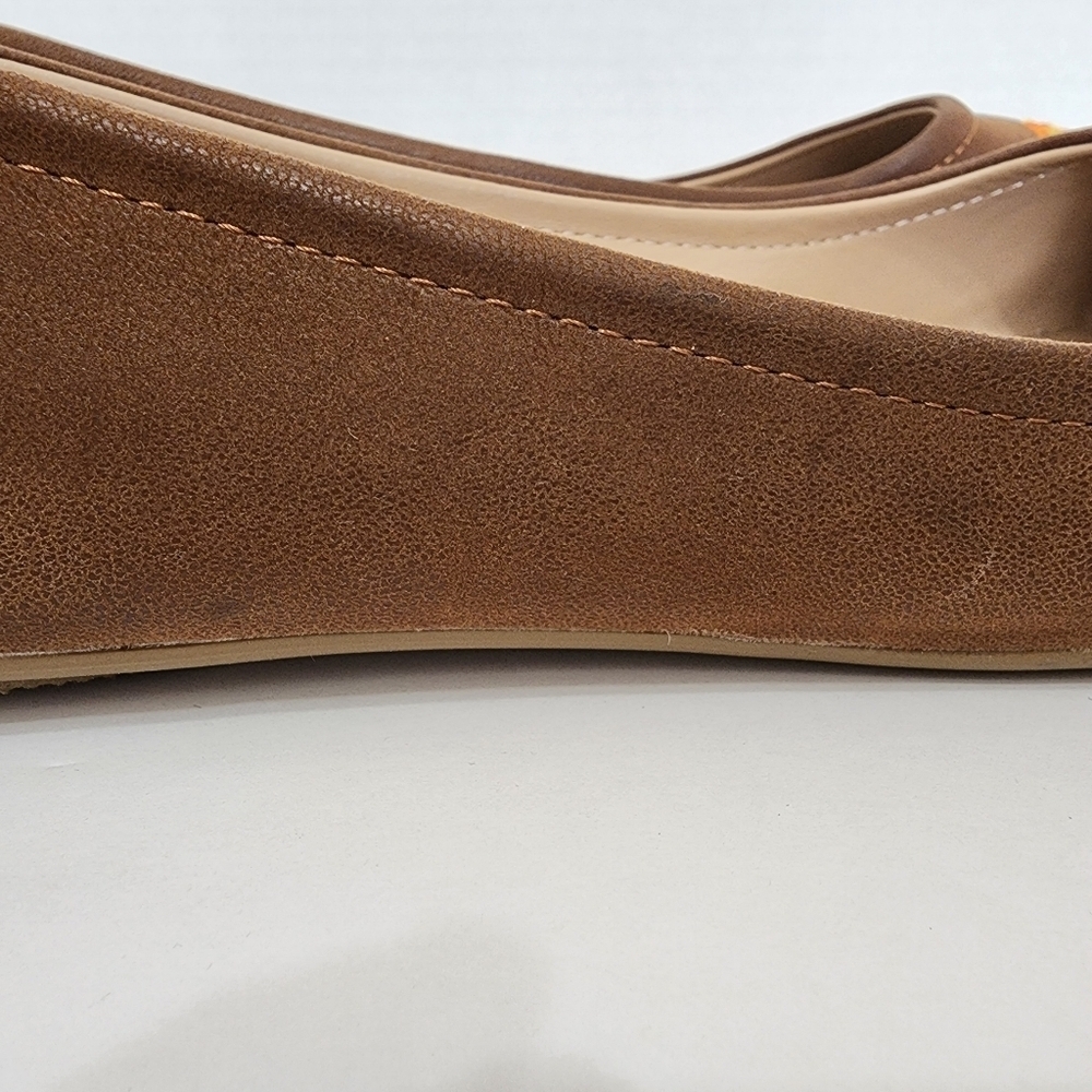 The Pioneer Woman Brown Floral Embroidered Ballet Flats US 10M EUC - Picture 12 of 12